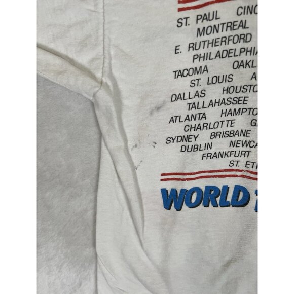 Original Vintage 1984 Bruce Springsteen Born In The USA Tour '84-'85 T-Shirt XS - Picture 13 of 16